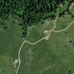 Vue satellite de Abri du chalet du Pas du Loup à Les Villards-sur-Thônes