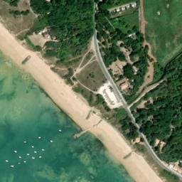 Vue satellite de Parking de la plage des Placelles à Saint-Pierre-d'Oléron