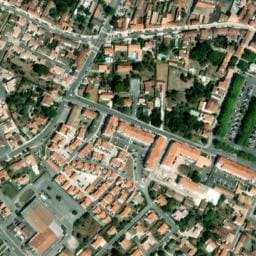 Vue satellite de Parking autobus place Gambetta à Saint-Pierre-d'Oléron