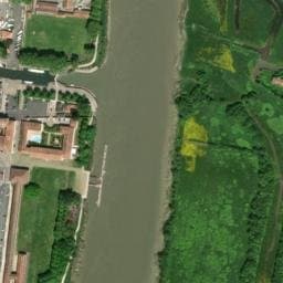 Vue satellite de Parking quai Bellot à Rochefort