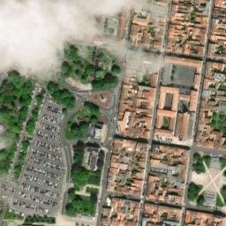 Vue satellite de Parking rue Denfert-Rochereau à Rochefort