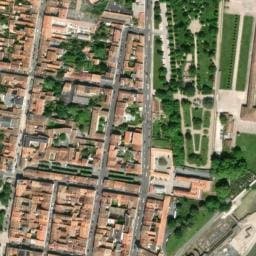 Vue satellite de Parking jardin de la Marine à Rochefort