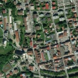Vue satellite de Fontaine de Sallanches (quai Alexandre Curral) à Sallanches