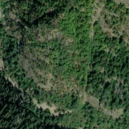 Vue satellite de Source de la Tête de la Fontaine à Servoz
