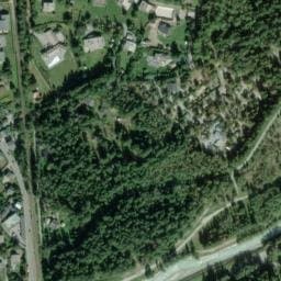 Vue satellite de Camping de la Mer de Glace à Chamonix-Mont-Blanc