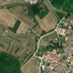 Vue satellite de Parking Les Allards -entrée nord à Dolus-d'Oléron