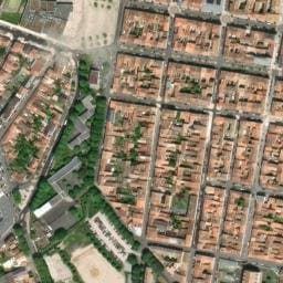 Vue satellite de Parking Stade Rouge à Rochefort