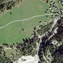 Vue satellite de Chalet Le Dolent à Chamonix-Mont-Blanc