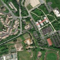 Vue satellite de Aire de camping-car à Échillais à Échillais