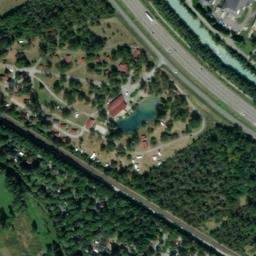 Vue satellite de Mont Blanc Village l'Ecureuil à Magland