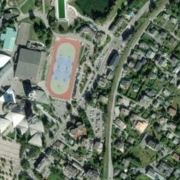 Vue satellite de Fontaine de l'ENSA à Chamonix-Mont-Blanc