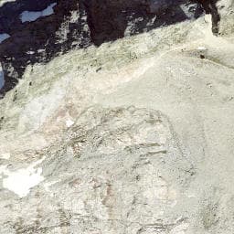 Vue satellite de Bivouac du Dolent  (La Maye) à Chamonix-Mont-Blanc
