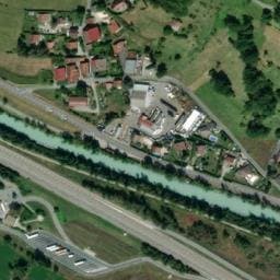 Vue satellite de Aire de Passy Mont-Blanc à Magland