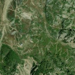 Vue satellite de Refuge de Bellachat à Les Houches