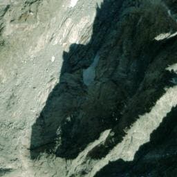Vue satellite de Refuge de la Charpoua à Chamonix-Mont-Blanc