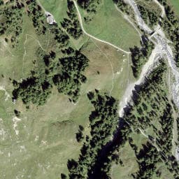 Vue satellite de Gîte de la Léchère à Chamonix-Mont-Blanc