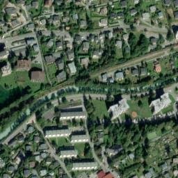 Vue satellite de Fontaine des Pèlerins (terrain de hockey) à Les Houches