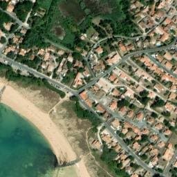 Vue satellite de Parking de la plage de Matha à Saint-Pierre-d'Oléron