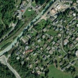 Vue satellite de Fontaine du lac des Gaillands à Les Houches