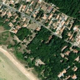 Vue satellite de Camping La Perroche Plage à Dolus-d'Oléron