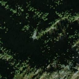 Vue satellite de Refuge du Plan de l'Aiguille à Chamonix-Mont-Blanc