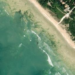 Vue satellite de Parking de la passe de Saint-Séverin à Saint-Pierre-d'Oléron