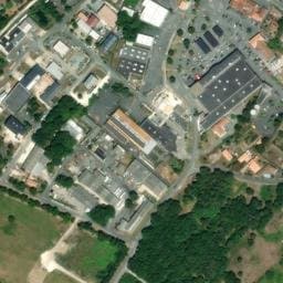 Vue satellite de Borne recharge Parking d'Intermarché à Dolus-d'Oléron