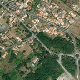 Vue satellite de Parking à l'aire de co-voiturage RD26 à Dolus-d'Oléron