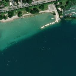 Vue satellite de Parking camping car d’Albigny à Annecy-le-Vieux à Annecy