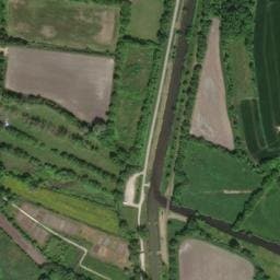 Vue satellite de Aire de la Cabane du Canal à Échillais