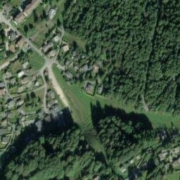 Vue satellite de Camping Les Cimes à Les Houches