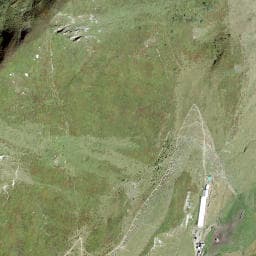 Vue satellite de Gîte alpage de La Peule à Chamonix-Mont-Blanc