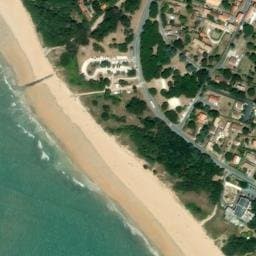 Vue satellite de Parking de la Rémigeasse à Dolus-d'Oléron