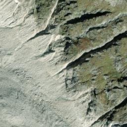 Vue satellite de Refuge de Leschaux à Chamonix-Mont-Blanc