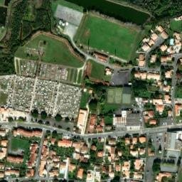 Vue satellite de Parking du cimetière à Le Château-d'Oléron