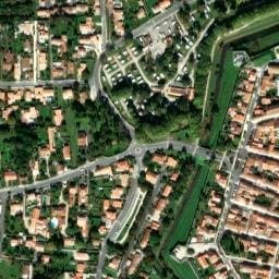 Vue satellite de Parking de la cité le Bastion à Le Château-d'Oléron