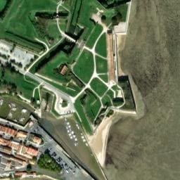 Vue satellite de Parkings de la citadelle à Le Château-d'Oléron