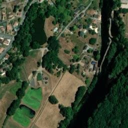 Vue satellite de Aire de camping-car à Aureil à Aureil