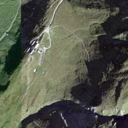 Vue satellite de Refuge Elena à Chamonix-Mont-Blanc