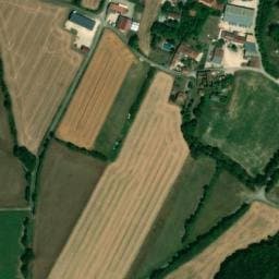 Vue satellite de Aire Camping-car Vignoble Roland Vilneau à Val-d'Auge