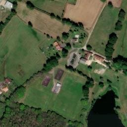 Vue satellite de Camping municipal de Chambéry à Saint-Martin-de-Jussac
