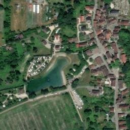Vue satellite de Camping Le Clairet à Serrières-en-Chautagne