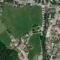 Vue satellite de Aire camping-car au Route de Paradis - Thônes à Les Clefs