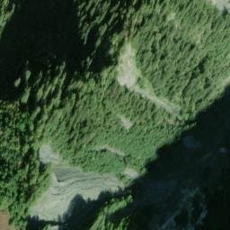 Vue satellite de Cabane forestière des Arandellys à Les Houches
