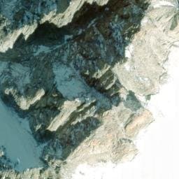 Vue satellite de Abri Simond à Les Houches