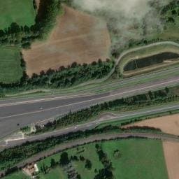 Vue satellite de Aire du péage Saint-Romain-de-Popey à Saint-Romain-de-Popey