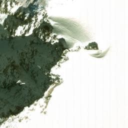 Vue satellite de Refuge des Cosmiques à Les Houches
