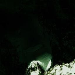 Vue satellite de Bivouac E. Canzio à Chamonix-Mont-Blanc