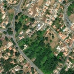 Vue satellite de Parking de la Chapelle à Le Grand-Village-Plage