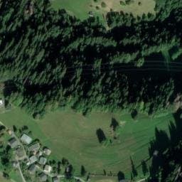 Vue satellite de Fontaine du Champel à Saint-Gervais-les-Bains
